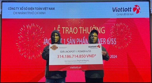 Vietlott giải cao nhất từng được trao là bao nhiêu