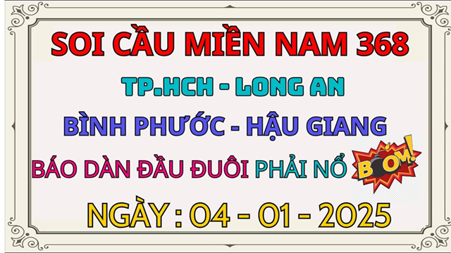Soi cầu 368 và bản chất thật sự của nó Soi cầu 368 và bản chất thật sự của nó