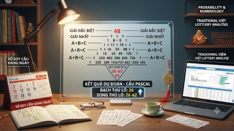 Soi cầu dựa vào thuật toán Pascle Soi cầu dựa vào thuật toán Pascle
