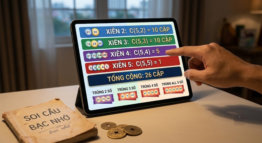 Các cặp số trong xiên quay năm được chia theo cấu trúc cụ thể Các cặp số trong xiên quay năm được chia theo cấu trúc cụ thể