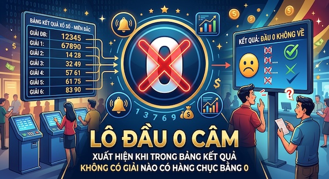 Lô đầu 0 câm là những số lô bắt đầu bằng số 0 - một dạng biến số đặc biệt Lô đầu 0 câm là những số lô bắt đầu bằng số 0 - một dạng biến số đặc biệt