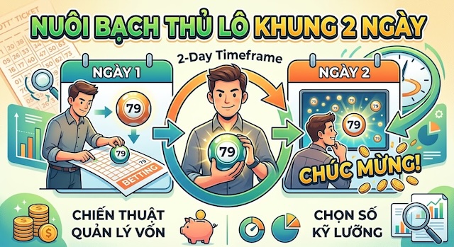 Nuôi bạch thủ lô khung 2 ngày với tỷ lệ rủi ro thấp, được nhiều lô thủ ứng dụng Nuôi bạch thủ lô khung 2 ngày với tỷ lệ rủi ro thấp, được nhiều lô thủ ứng dụng
